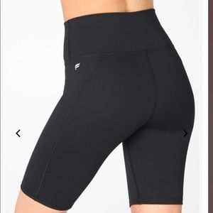 Fabletics High wasted Powerhold bike shorts 9’’
